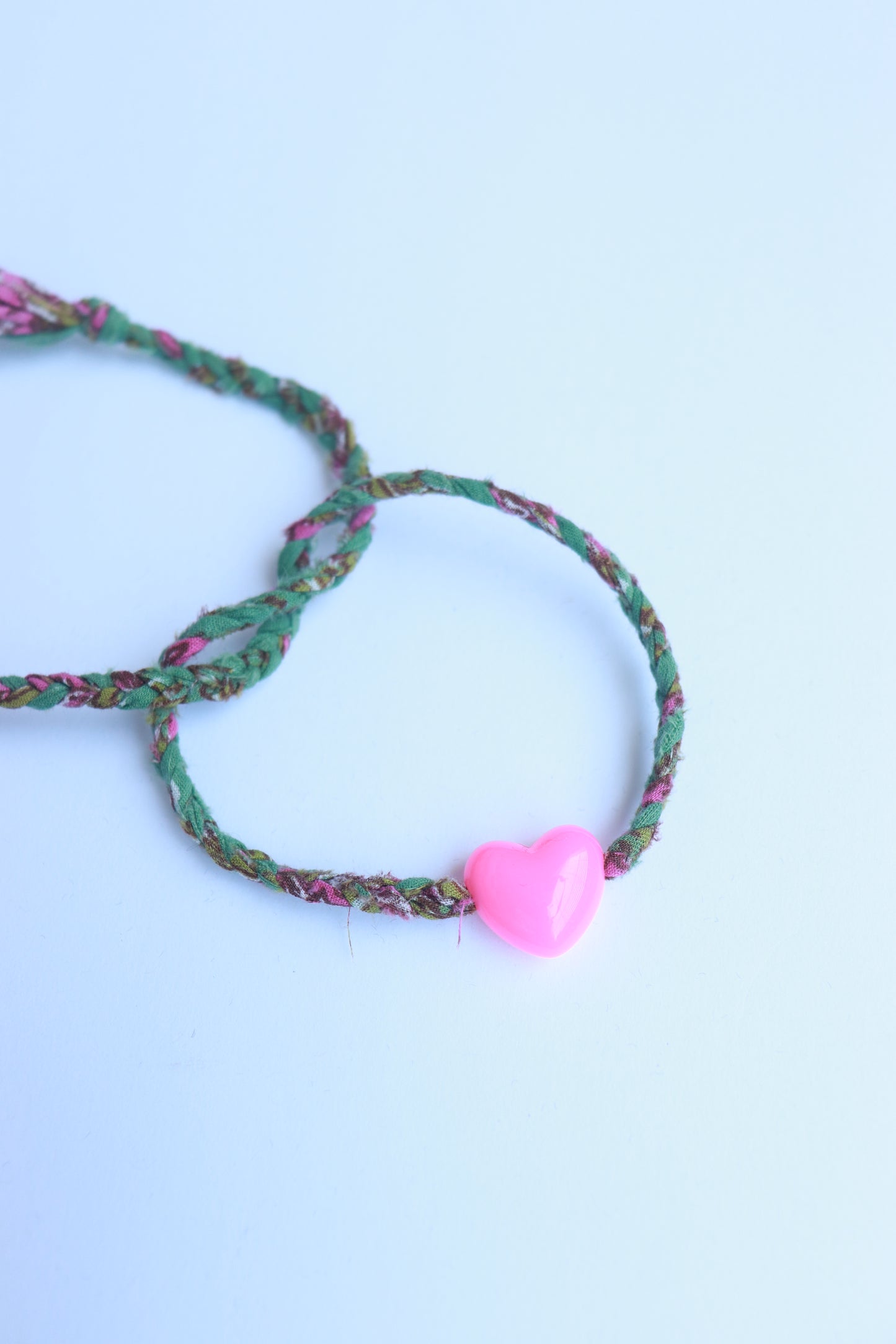 Resin Heart Bracelet