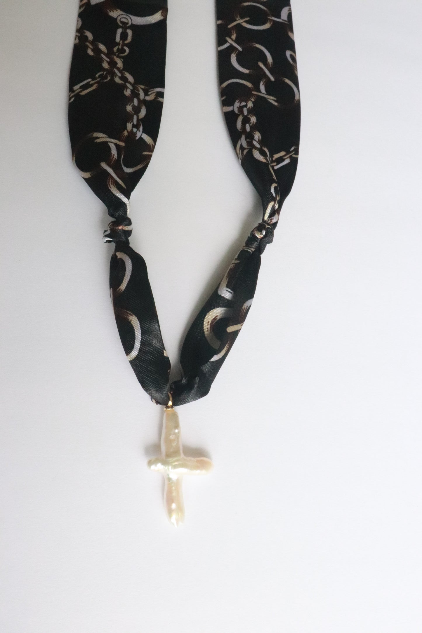 Pearl Cross Necklace