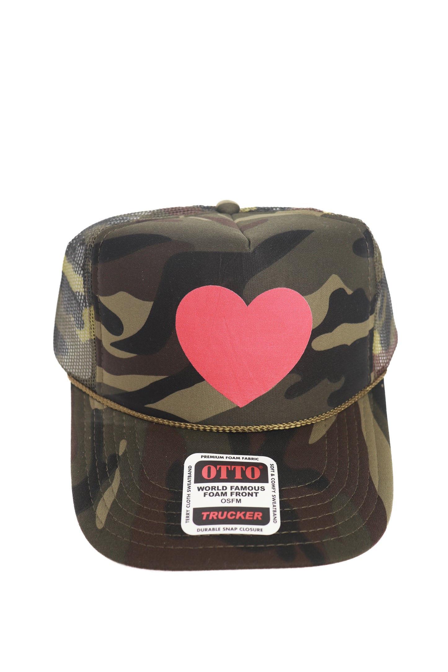 Camo Heart Trucker