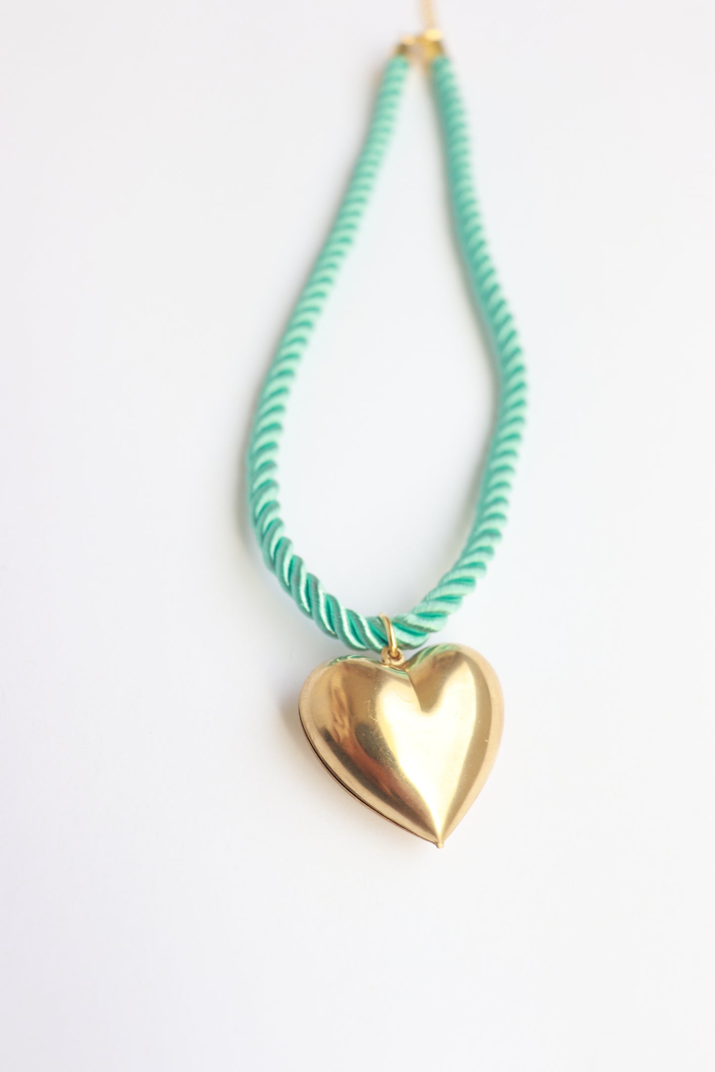 Brass Heart Necklace