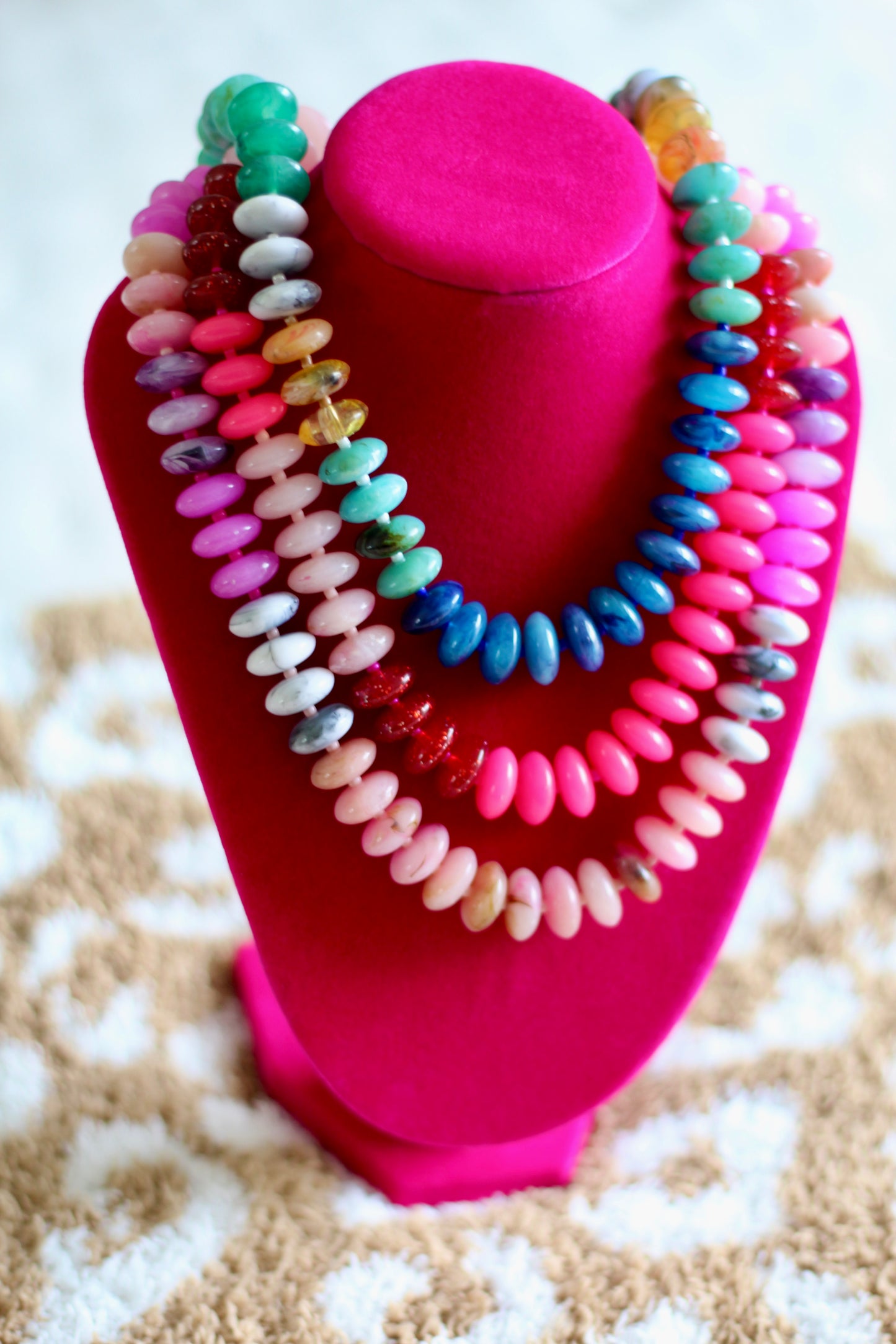 Oval Ombre Necklace