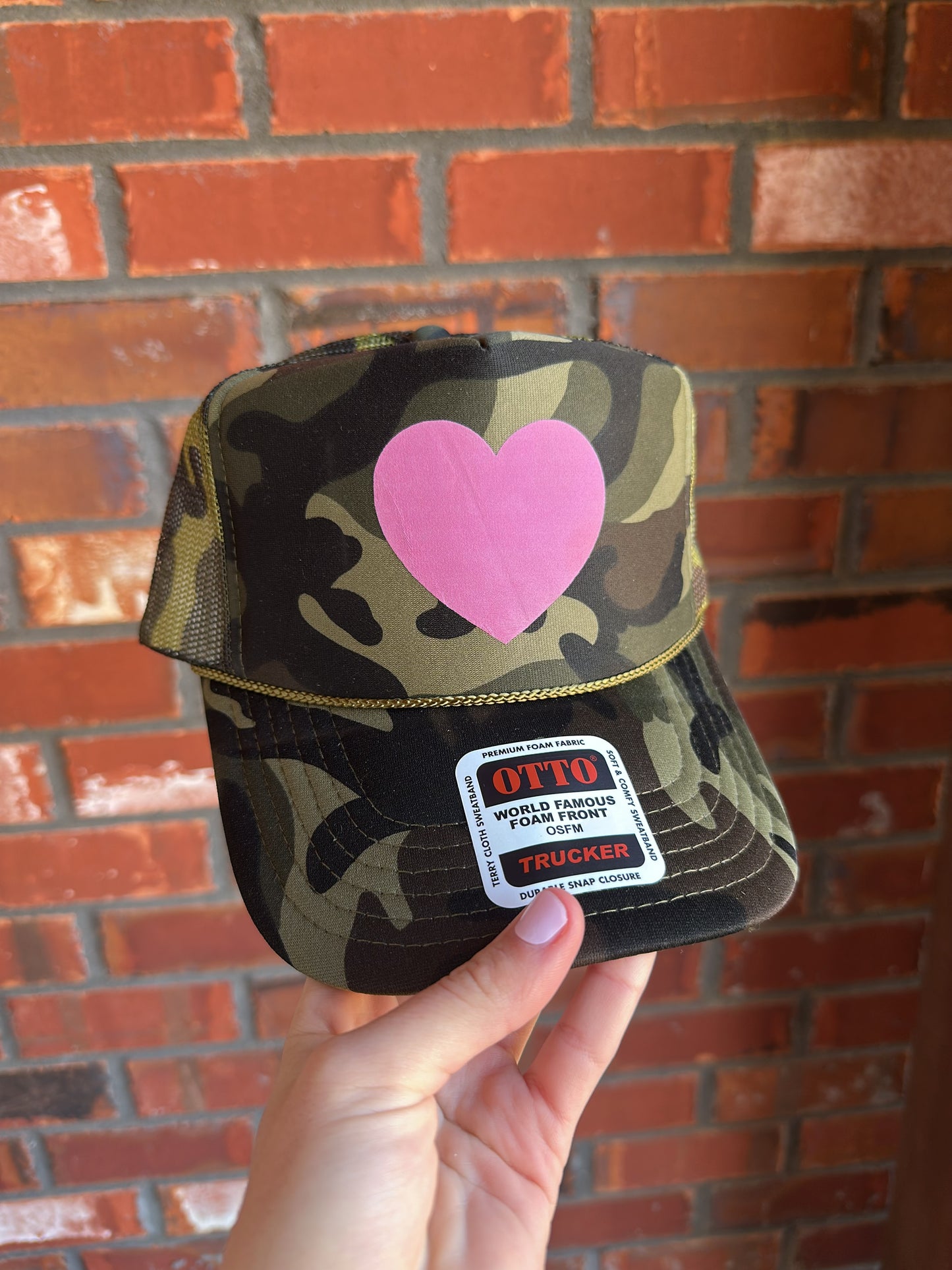 Camo Heart Trucker