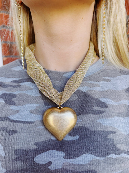 Chunky Heart Necklace