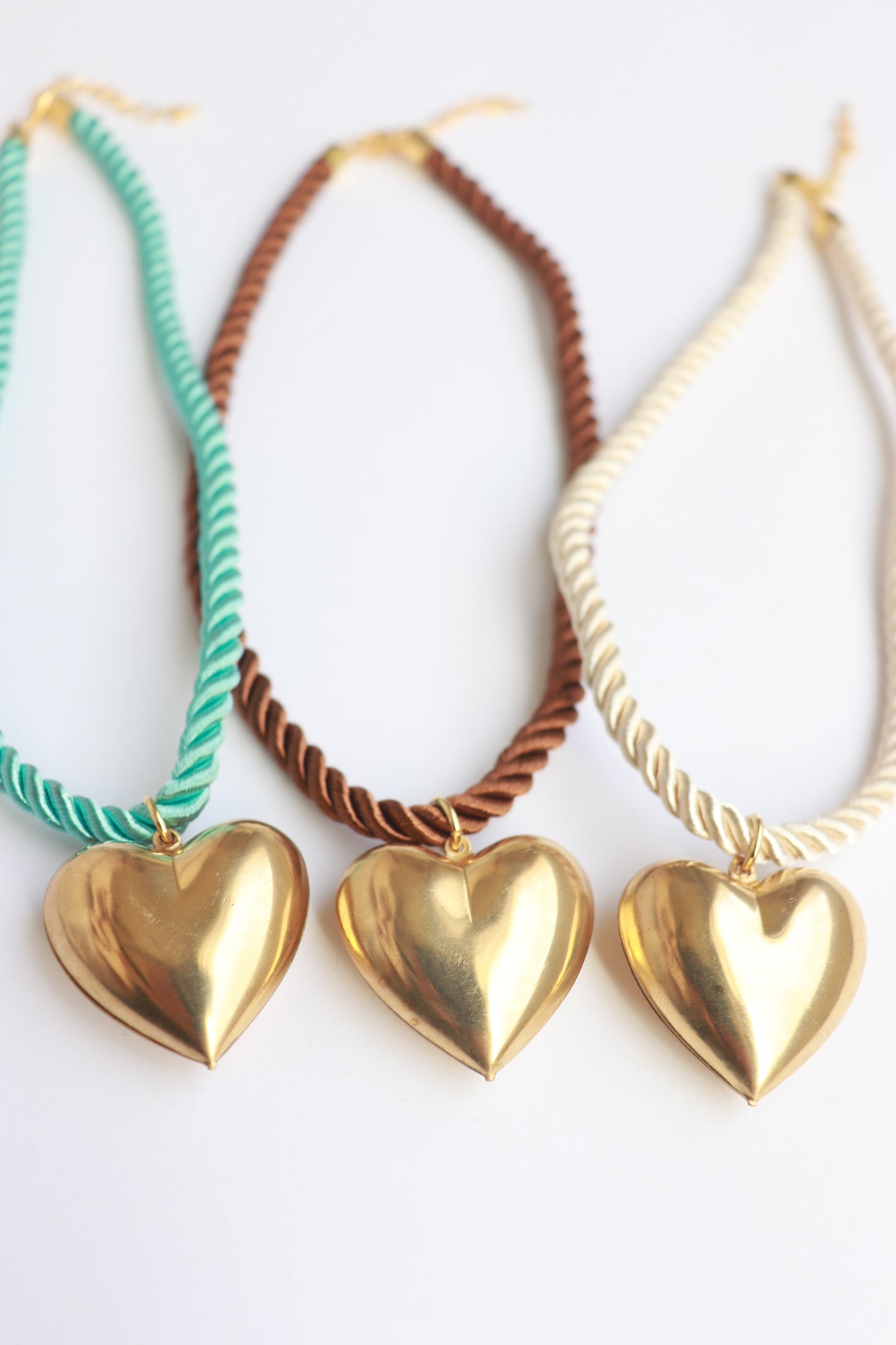 Brass Heart Necklace
