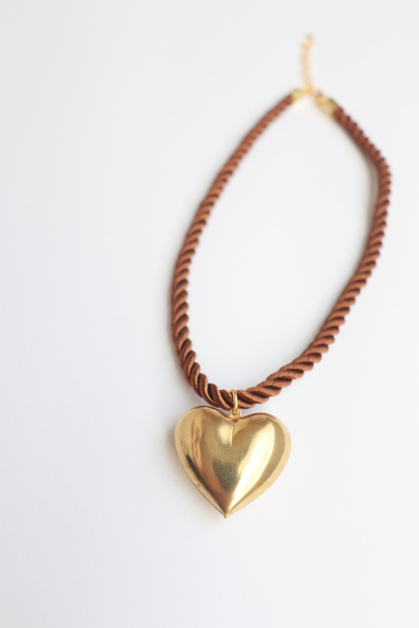 Brass Heart Necklace