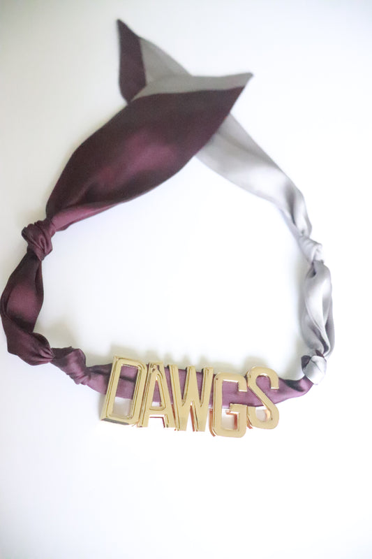DAWGS Scarf Necklace