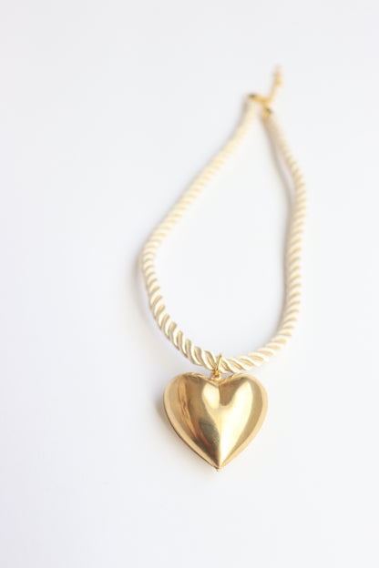 Brass Heart Necklace