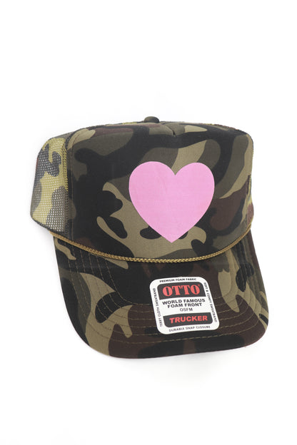 Camo Heart Trucker
