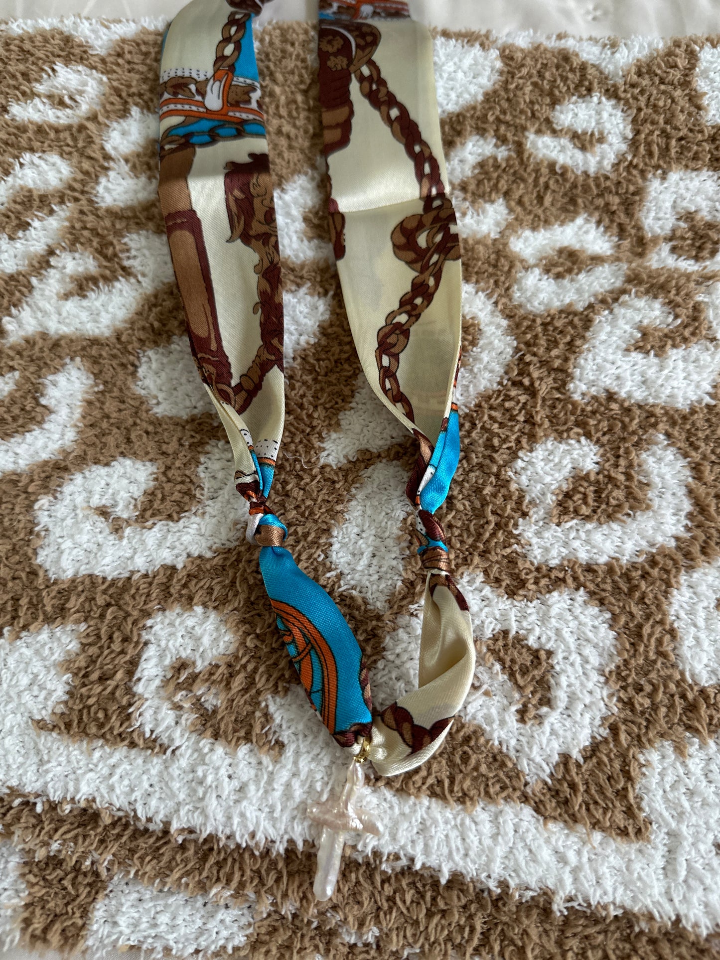 Pearl Cross Necklace